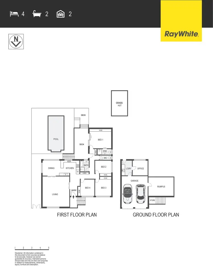 Floorplan of Homely house listing, 5 Bathurst Place, Macquarie ACT 2614