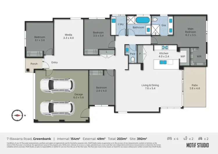 Floorplan of Homely house listing, 7 Illawarra Road, Greenbank QLD 4124