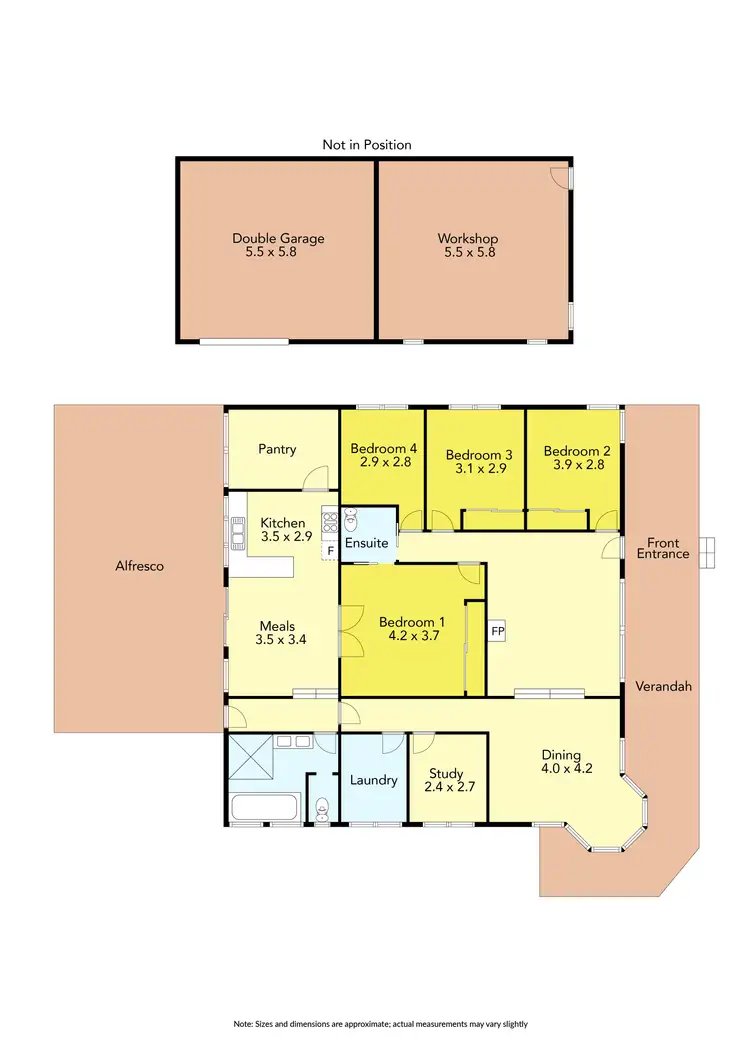 Floorplan of Homely house listing, 168 Mount Doran Road, Elaine VIC 3334