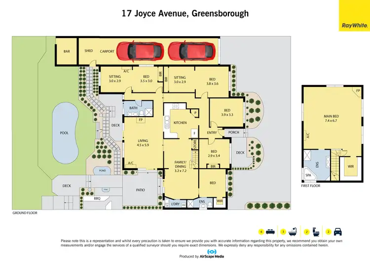 Floorplan of Homely house listing, 17 Joyce Avenue, Greensborough VIC 3088