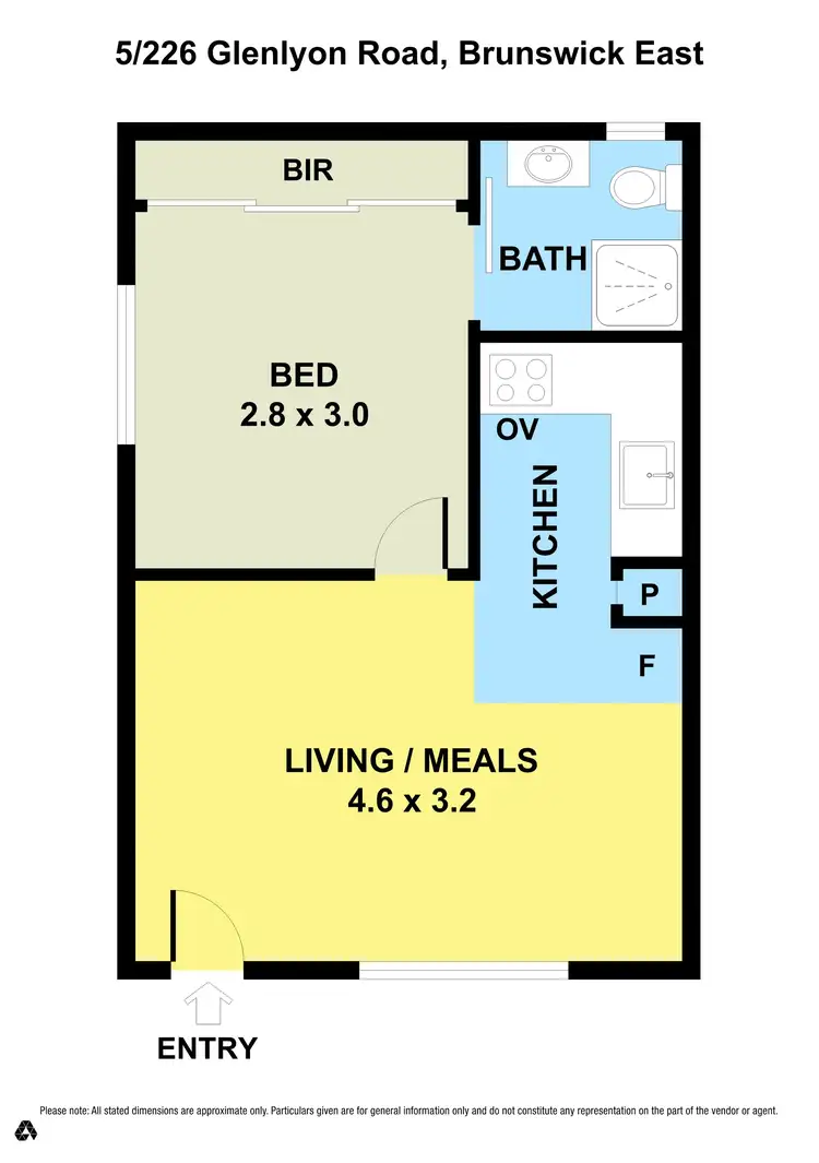 Floorplan of Homely unit listing, 5/226 Glenlyon Road, Brunswick East VIC 3057
