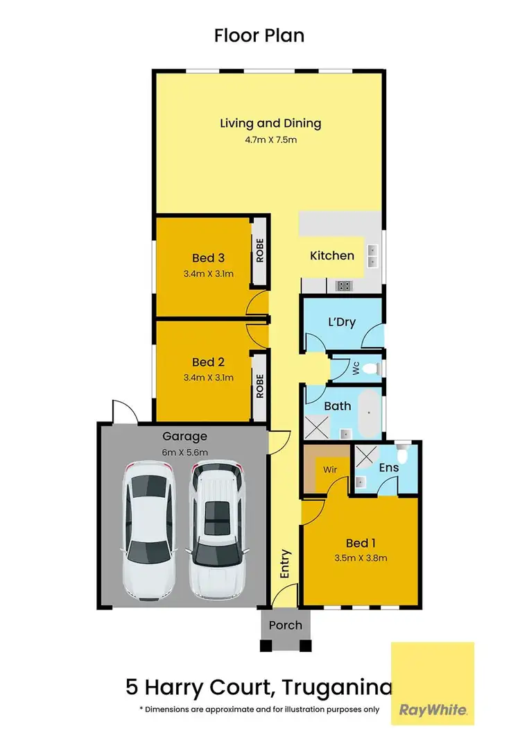 Floorplan of Homely house listing, 5 Harry Court, Truganina VIC 3029