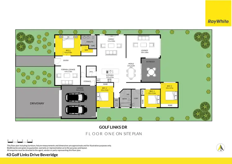 Floorplan of Homely house listing, 43 Golf Links Drive, Beveridge VIC 3753