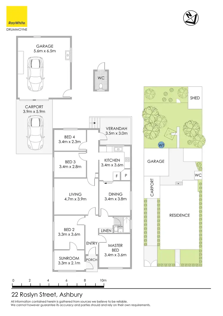 Floorplan of Homely house listing, 22 Roslyn Street, Ashbury NSW 2193