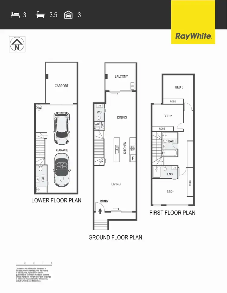 Floorplan of Homely townhouse listing, 11/41 Arthur Blakeley Way, Coombs ACT 2611