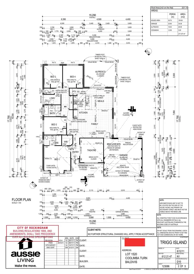 Floorplan of Homely house listing, 20 Coolimba Turn, Baldivis WA 6171
