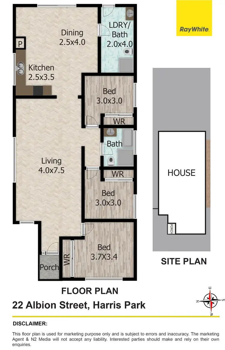 Floorplan of Homely house listing, 22 Albion Street, Harris Park NSW 2150
