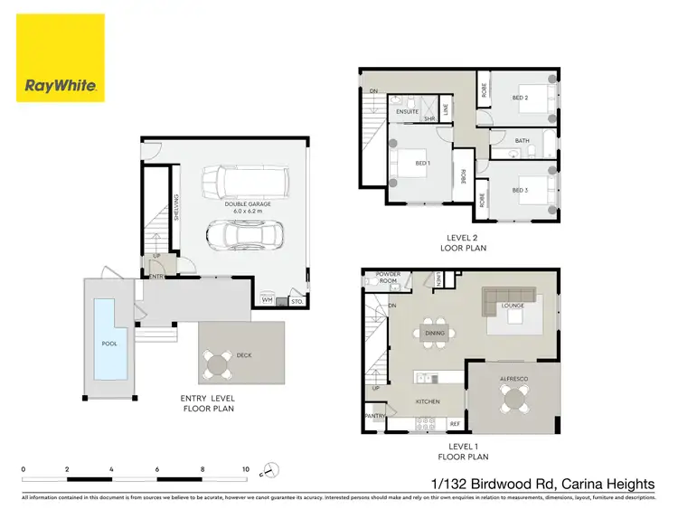 Floorplan of Homely townhouse listing, 1/132 Birdwood Road, Carina Heights QLD 4152
