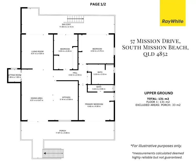 Floorplan of Homely house listing, 57 Mission Drive, South Mission QLD 4852