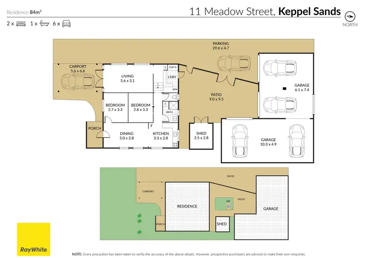 Floorplan of Homely house listing, 11 Meadow Street, Keppel Sands QLD 4702