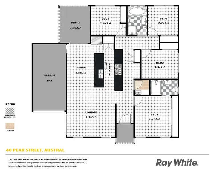 Floorplan of Homely house listing, 40 Pear Street, Austral NSW 2179