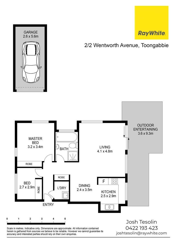 Floorplan of Homely unit listing, 2/2 Wentworth Avenue, Toongabbie NSW 2146
