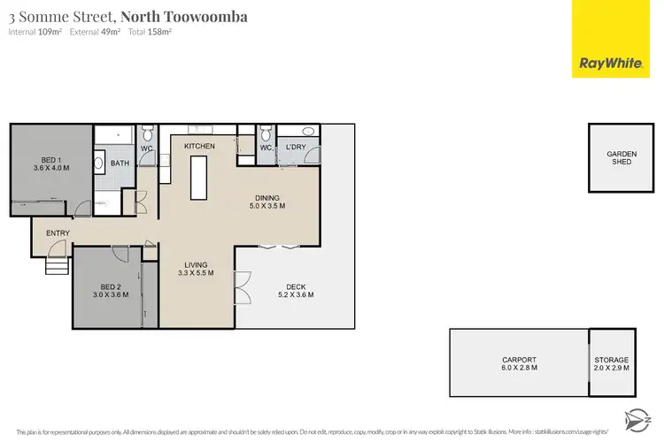 Floorplan of Homely house listing, 3 Somme Street, North Toowoomba QLD 4350