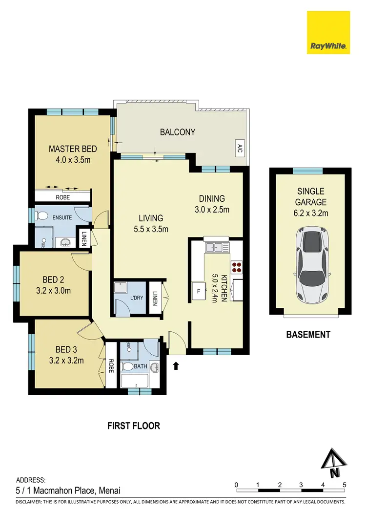 Floorplan of Homely unit listing, 5/1 MacMahon Place, Menai NSW 2234