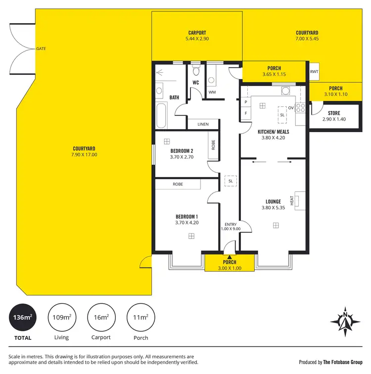 Floorplan of Homely house listing, 1/201 Belair Road, Torrens Park SA 5062