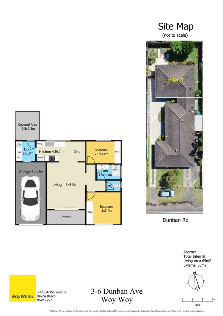 Floorplan of Homely villa listing, 3/6 Dunban Road, Woy Woy NSW 2256