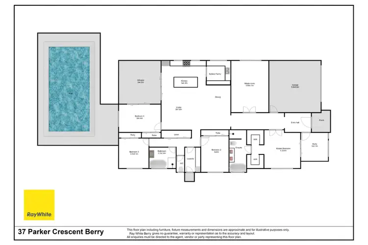 Floorplan of Homely house listing, 37 Parker Crescent, Berry NSW 2535