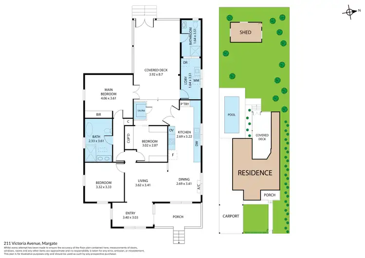 Floorplan of Homely house listing, 211 Victoria Avenue, Margate QLD 4019