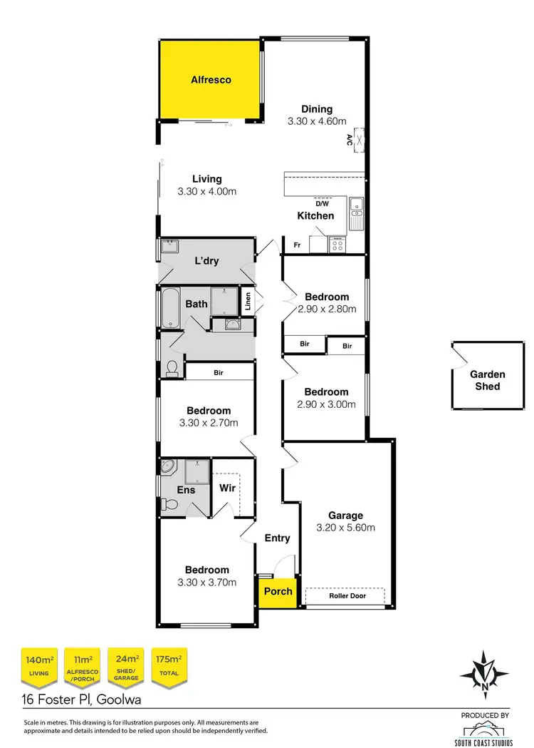 Floorplan of Homely other listing, 16 Foster Place, Goolwa SA 5214