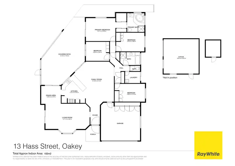 Floorplan of Homely house listing, 13 Hass Street, Oakey QLD 4401