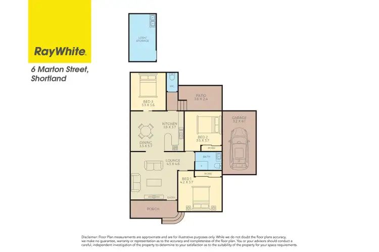 Floorplan of Homely house listing, 6 Marton Street, Shortland NSW 2307