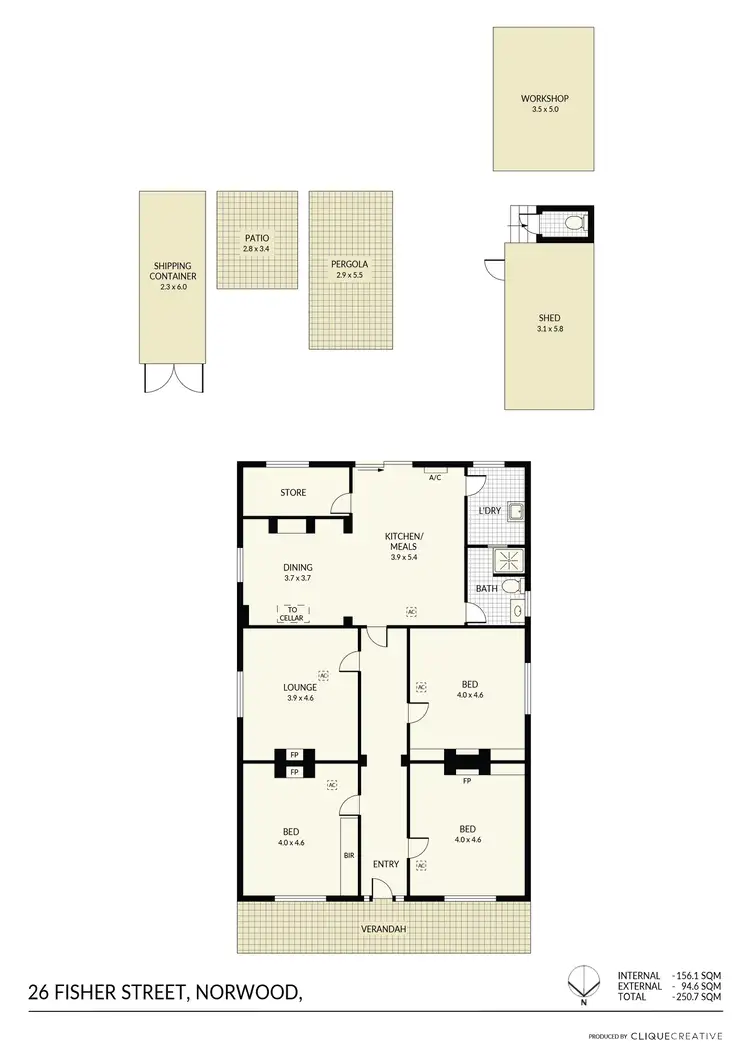 Floorplan of Homely house listing, 26 Fisher Street, Norwood SA 5067
