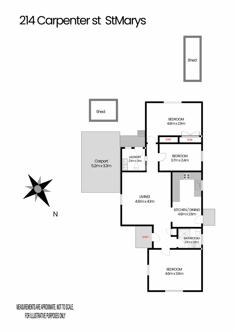 Floorplan of Homely house listing, 214 Carpenter Street, St Marys NSW 2760