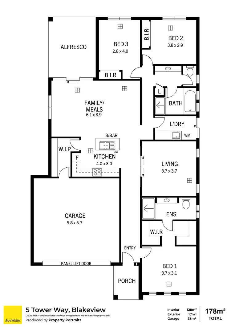 Floorplan of Homely house listing, 5 Tower Way, Blakeview SA 5114