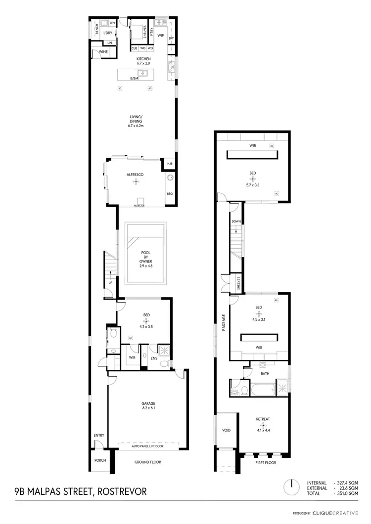 Floorplan of Homely house listing, 9B Malpas Street, Rostrevor SA 5073