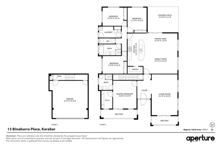 Floorplan of Homely house listing, 13 Binaburra Place, Karabar NSW 2620