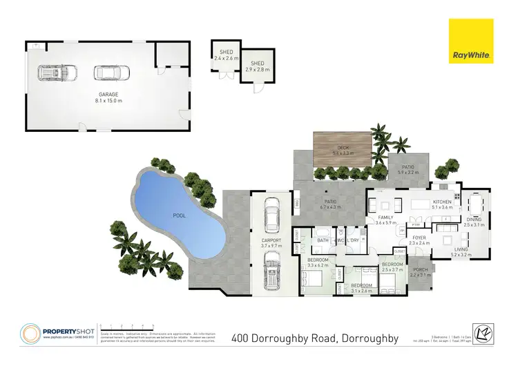Floorplan of Homely house listing, 400 Dorroughby Road, Dorroughby NSW 2480