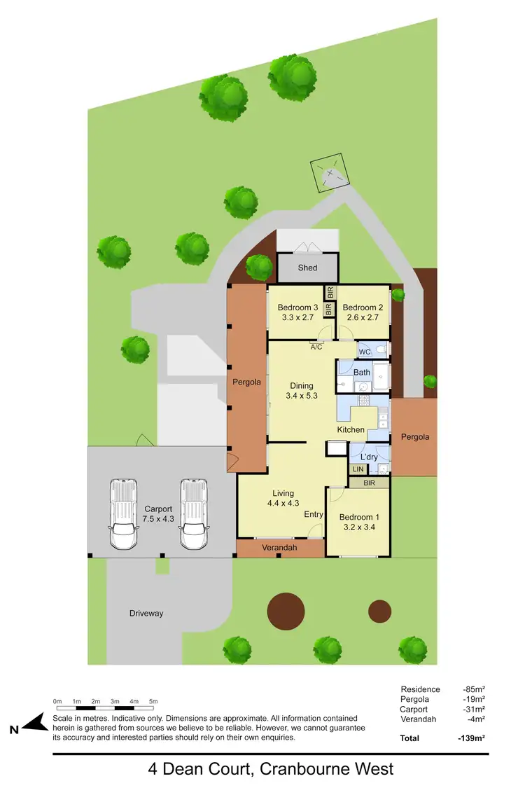 Floorplan of Homely house listing, 4 Dean Court, Cranbourne West VIC 3977