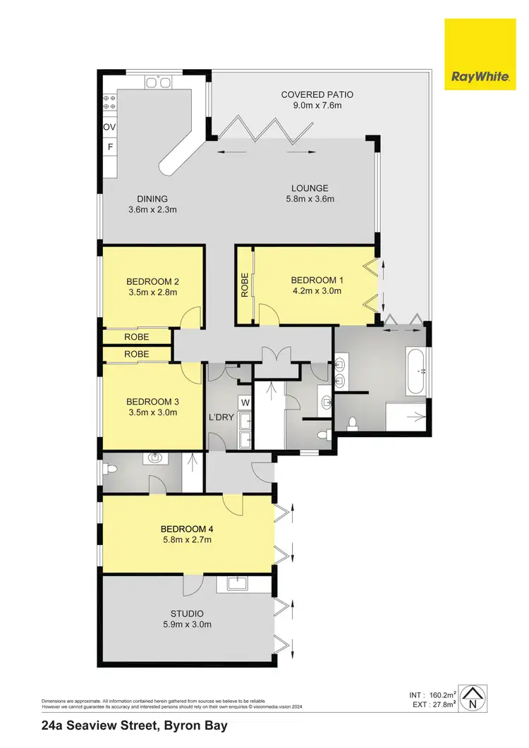 Floorplan of Homely house listing, 1/24 Seaview Street, Byron Bay NSW 2481