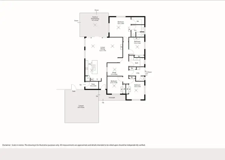 Floorplan of Homely house listing, 36 Nakamura Avenue, Bilingurr WA 6725