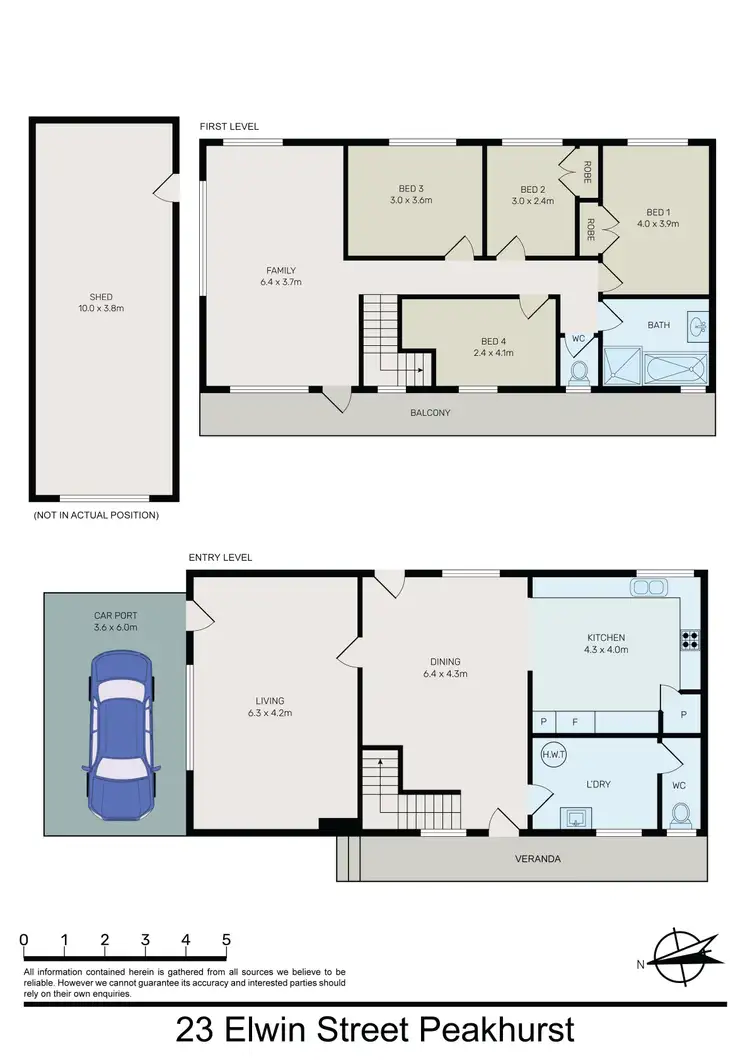 Floorplan of Homely house listing, 23 Elwin Street, Peakhurst NSW 2210