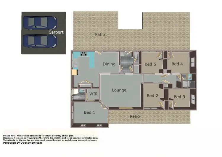 Floorplan of Homely rural property listing, 210 Deadhorse Lane, Toogoolawah QLD 4313