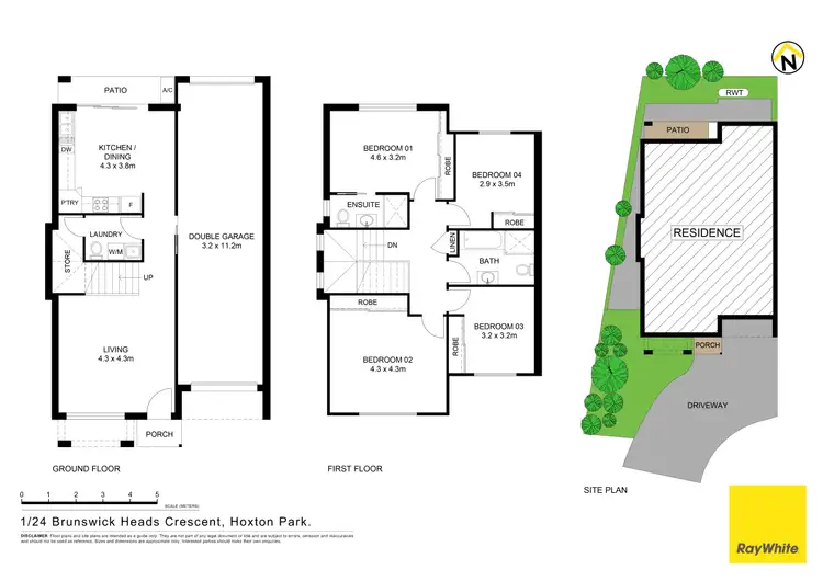 Floorplan of Homely house listing, 1/24 Brunswick Heads Crescent, Hoxton Park NSW 2171
