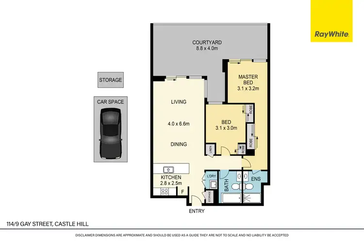 Floorplan of Homely apartment listing, 114/9 Gay Street, Castle Hill NSW 2154
