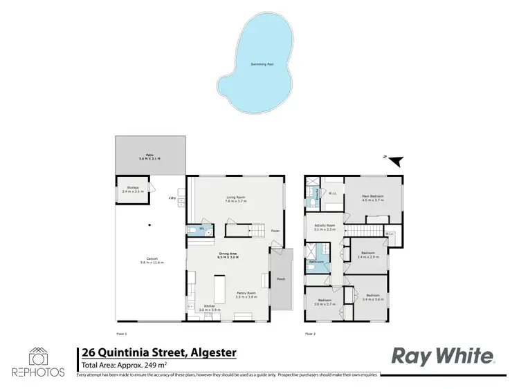 Floorplan of Homely house listing, 26 Quintinia Street, Algester QLD 4115