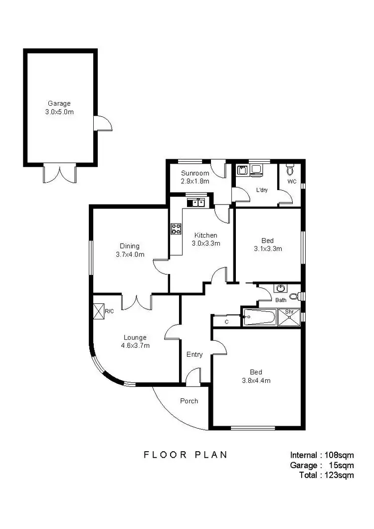 Floorplan of Homely house listing, 19 Frobisher Avenue, Flinders Park SA 5025