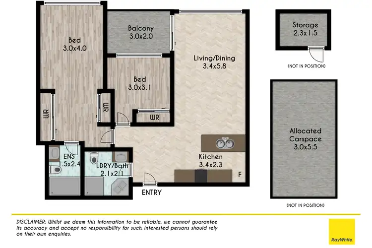 Floorplan of Homely unit listing, 1804/5 SECOND Avenue, Blacktown NSW 2148