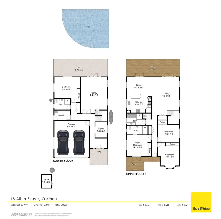 Floorplan of Homely house listing, 18 Allen Street, Corinda QLD 4075