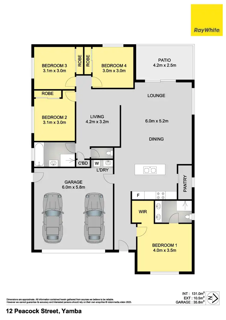 Floorplan of Homely house listing, 12 Peacock Street, Yamba NSW 2464