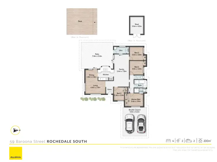 Floorplan of Homely house listing, 59 Baroona Street, Rochedale South QLD 4123