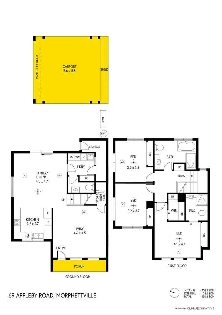 Floorplan of Homely townhouse listing, 69 Appleby Road, Morphettville SA 5043