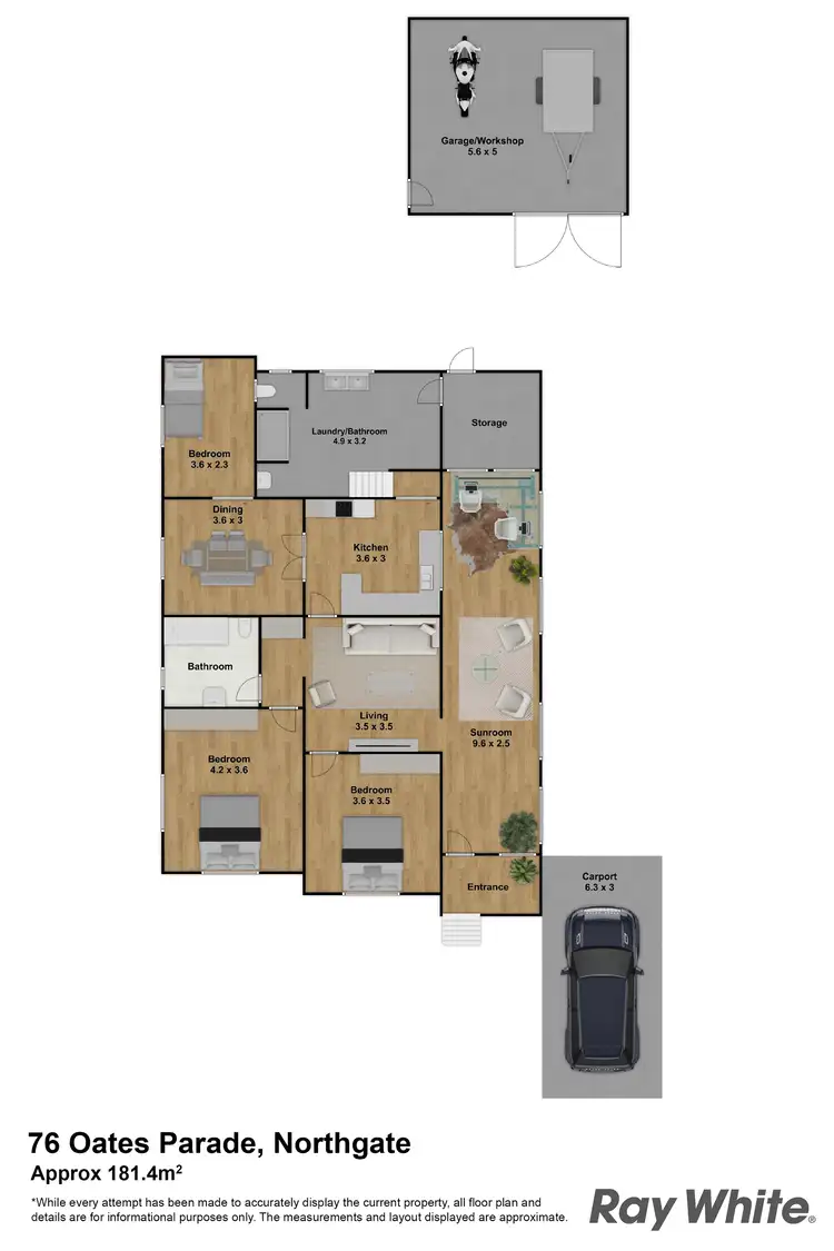 Floorplan of Homely house listing, 76 Oates Parade, Northgate QLD 4013