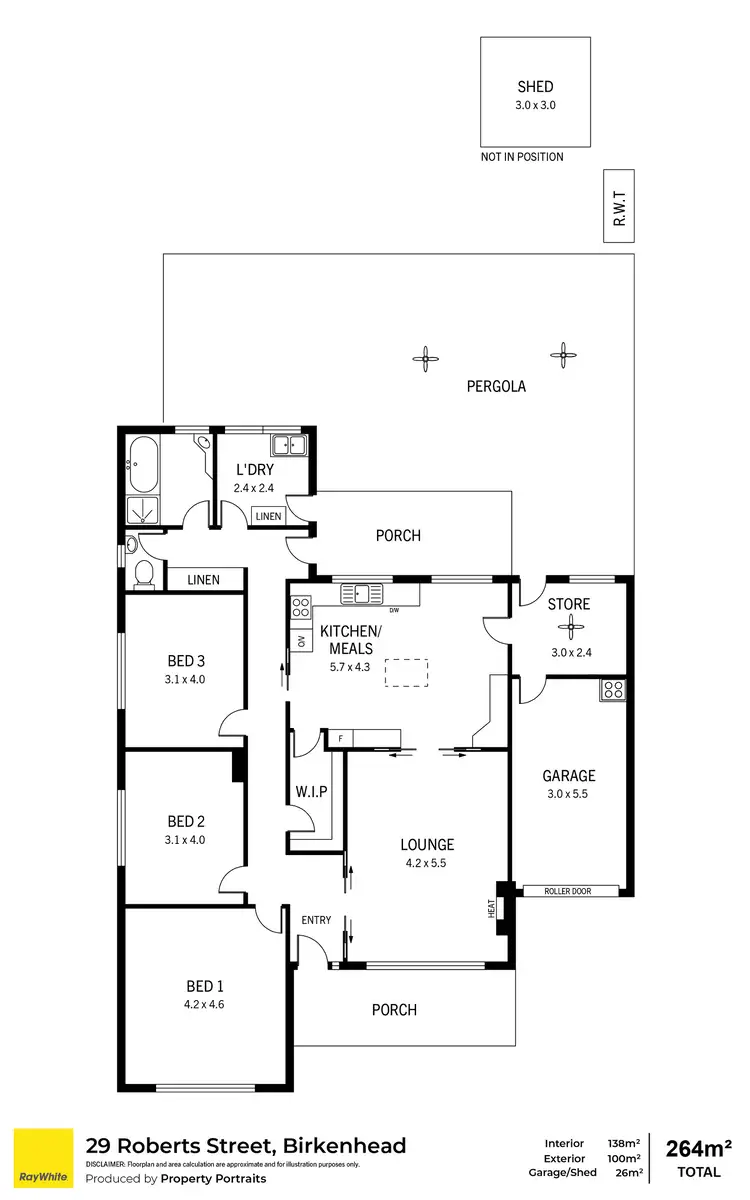 Floorplan of Homely house listing, 29 Roberts Street, Birkenhead SA 5015