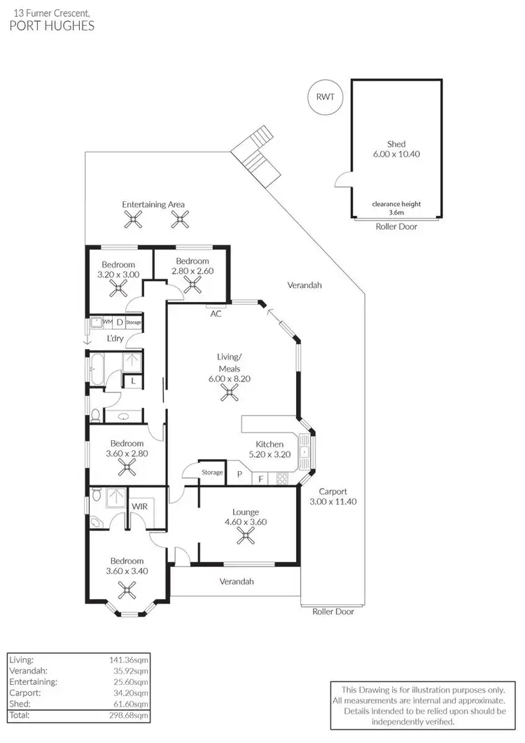 Floorplan of Homely house listing, 13 Furner Crescent, Port Hughes SA 5558