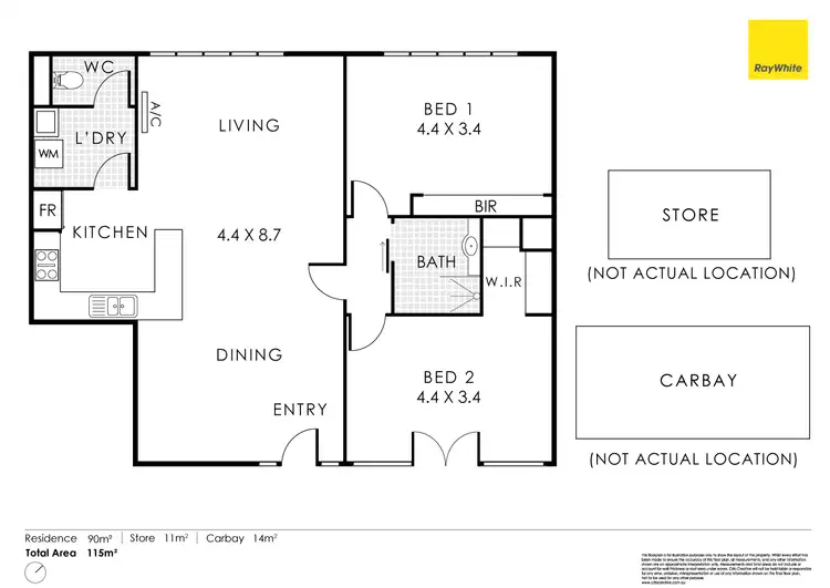 Floorplan of Homely apartment listing, 26/13 Cantonment Street, Fremantle WA 6160