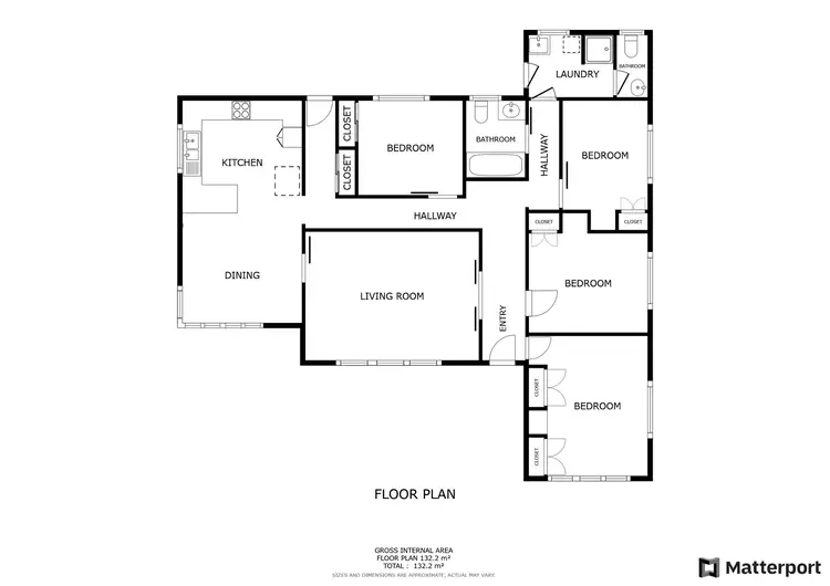 Floorplan of Homely house listing, 47 Pye Street, Swan Hill VIC 3585